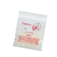 Elastic Bands (Brace Bands), Fox, 1/4" (6.35 mm), 6.5 Oz, 100pcs