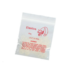 Elastic Bands (Brace Bands), Fox, 1/4" (6.35 mm), 6.5 Oz, 100pcs