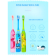 Children's electric toothbrush, from 3 years old, red
