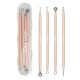 A set of cosmetology tools for removing acne, 4 pcs