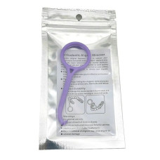 Hook for removing caps, aligners in individual packaging
