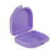 Container for caps, aligners, dentures, Violet