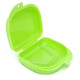 Container for caps, aligners, dentures, Light green