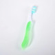Travel folding toothbrush, light green