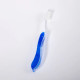 Travel folding toothbrush, light-blue