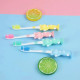 Набір дитячих зубних щіток, м'яких (3-10 років), 4 шт