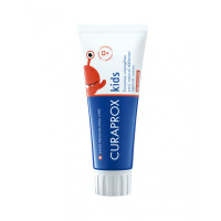 Curaprox Kids Children's (from 0 years) fluoride-free toothpaste with strawberry flavor, 60 ml