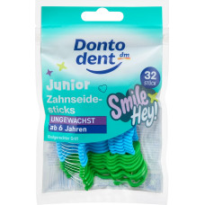 Dontodent Junior Дитячі флос-зубочистки, 32 шт.