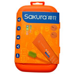 Sakura дорожный набор для ухода за зубами, Оранжевый