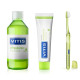 Set of Dentaid Vitis Orthodontic toothpaste 100 ml + rinse aid 500 ml + brush 1 pc