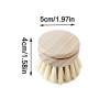 Wooden brush for washing dishes