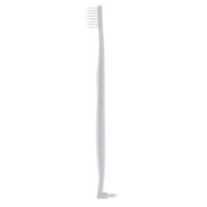 Orthodontic double-sided toothbrush for braces care, white