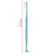 Orthodontic double-sided toothbrush for braces care, blue