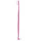 Orthodontic double-sided toothbrush for braces care, pink