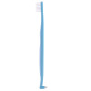 Orthodontic double-sided toothbrush for braces care, blue