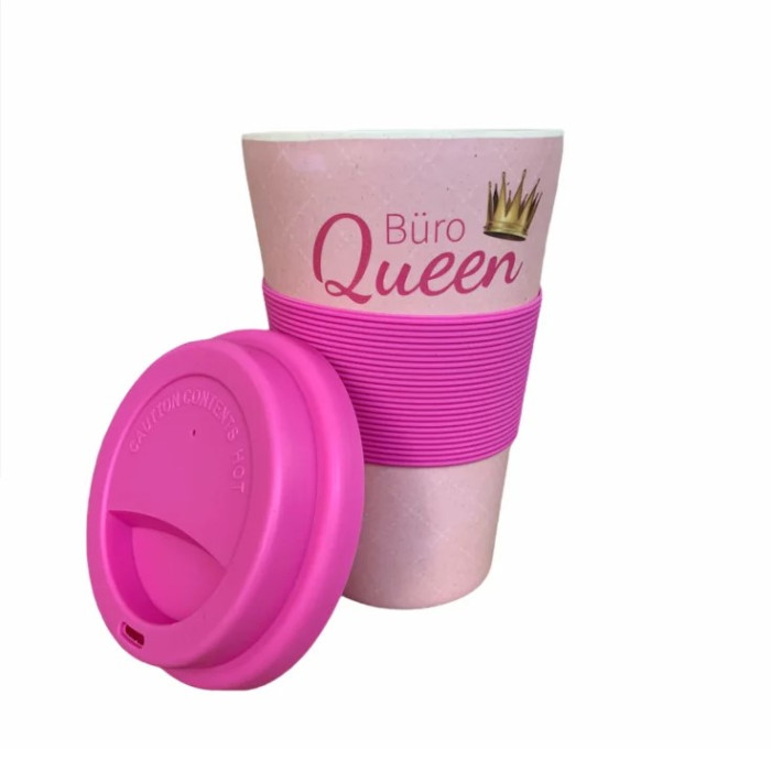 Eco thermo mug made of bamboo fiber, Queen 350 ml