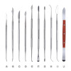 Set of instruments for dental technicians in a case, 10 pcs