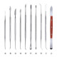 Set of instruments for dental technicians in a case, 10 pcs