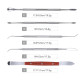 Set of instruments for dental technicians in a case, 10 pcs