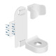 Electric toothbrush holder, white