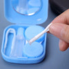 Travel kit for contact lenses, blue