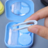 Travel kit for contact lenses, blue