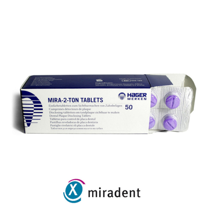 Mira-2-Ton Таблетки для виявлення зубного нальоту, 2 шт