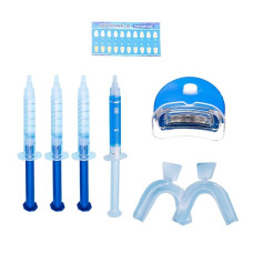 Home Kit Teeth Whitening gel for teeth whitening, 4 pcs., with LED lamp and caps