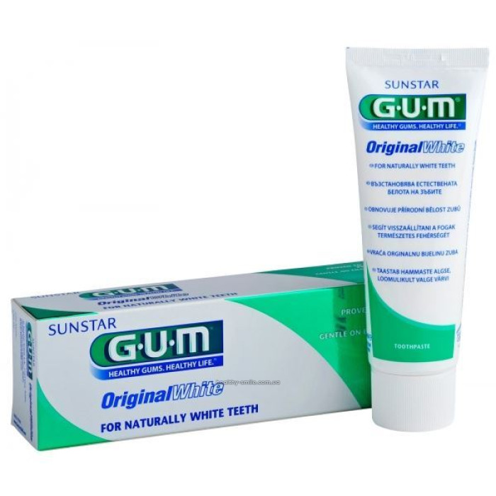 GUM Original White зубна паста відбілююча, 75 мл