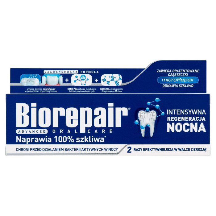 BioRepair Зубна паста інтенсивне нічне відновлення, 75 мл