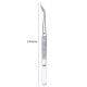 Dental tweezers, curved