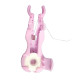 Dental floss, 30m + holder, pink