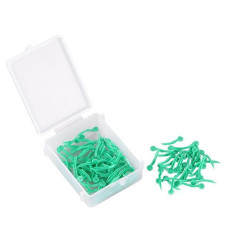 Disposable dental wedges with a hole, green, 100 pcs., S