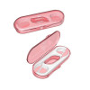 Roroll Флосс-зубочистки, флоссеры в розовом футляре, 10 шт