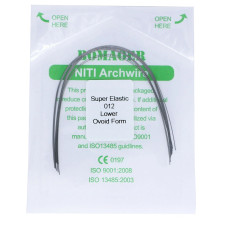 NiTi 0.12 Lower Ортодонтичні дуги, 10 шт