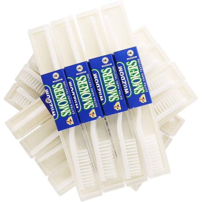 Wizdmax Зубна щітка для курців, екстра жорстка