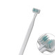 Toothbrush for dogs three-sided, white