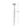 Toothbrush for dogs three-sided, white
