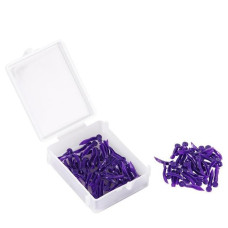 Disposable dental wedges with a hole, purple, 100 pcs., L