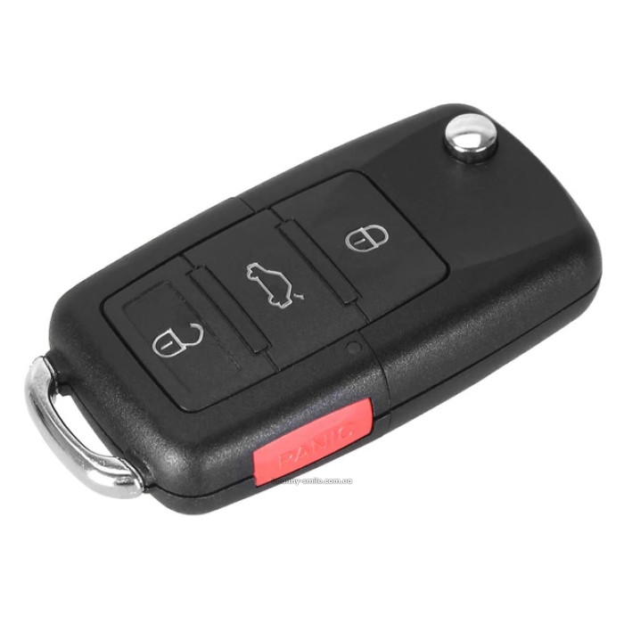 4-button removable key case for Volkswagen MK4 Bora, Golf (4, 5, 6), Passat, Polo