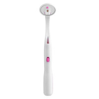 Illuminated dental mirror, pink