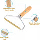 Razor brush for removing pet dander and fur