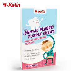 Y-Kelin таблетки для индикации зубного налета, 12 шт.