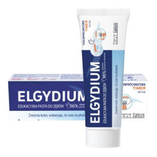 Elgydium Timer Навчальна дитяча (від 3 років) зубна паста, яка змінює колір, 50 мл