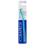 Curaprox Single 1009 Monobundle toothbrush for braces, turquoise with yellow bristles