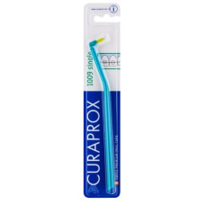 Curaprox Single 1009 Monobundle toothbrush for braces, turquoise with yellow bristles