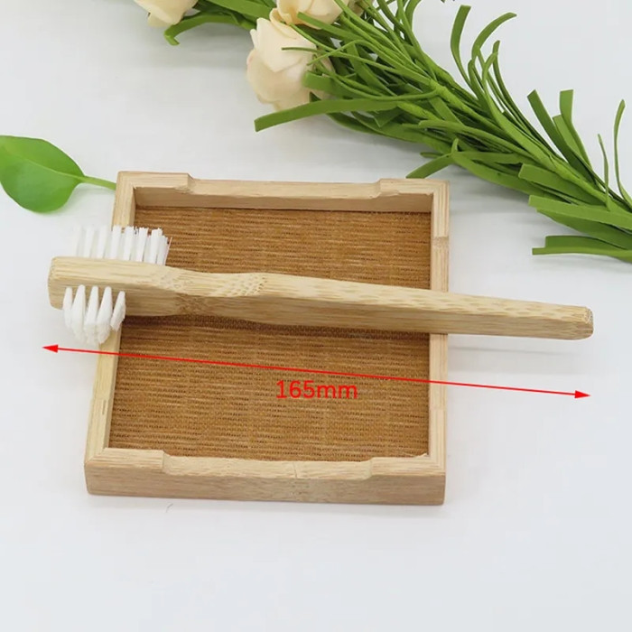 Дерев'яна щітка для чищення зубних протезів