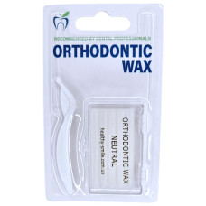 Healthy Smile orthodontic wax for braces, neutral