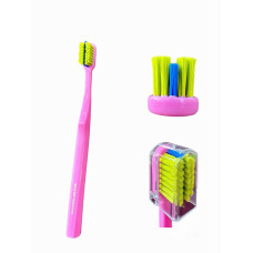 Healthy Smile Ortho Orthodontic toothbrush, pink