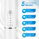 Ultrasonic scaler toothbrush, white